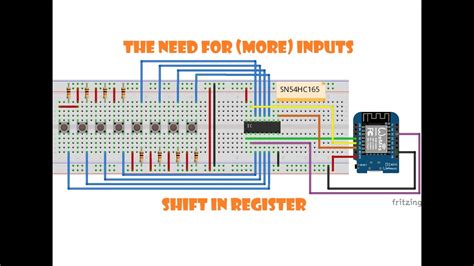 The Need For More Inputs Arduino And Shift In Register Youtube
