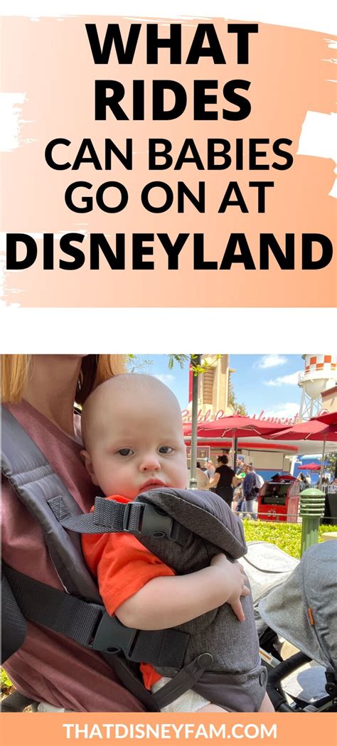 What Rides Can Babies Go On At Disneyland That Disney Fam