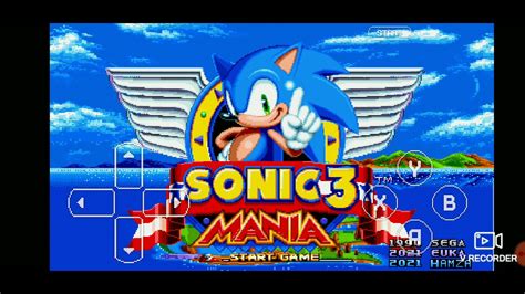 Sonic 3 Mania Mod Modern Sonic Mania Title Screen By Hamzasonic011