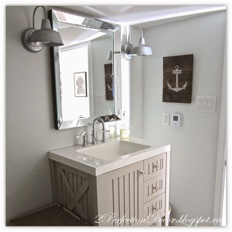 Basement Coastal Bathroom Reveal | Bathroom vanity decor, Nautical bathroom decor, Bathroom decor