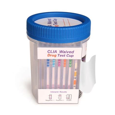 5 Panel Drug Test Flat Cup Clia Waived With Adulterants