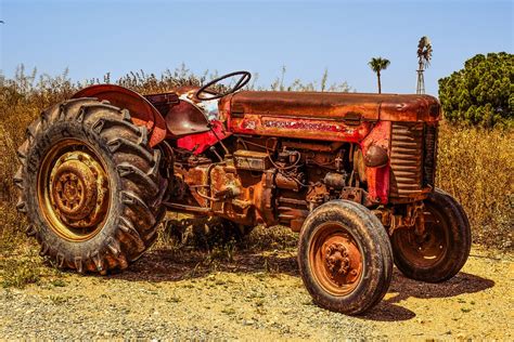 Free Photo Tractor Agriculture Farm Countryside Rural Max Pixel
