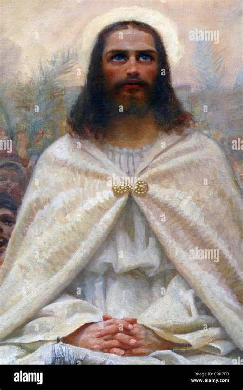 Palm Sunday Jesus Triumphal Entry Into Jerusalem Stock Photo Alamy
