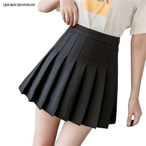 Falda Plisada De Cintura Alta Para Mujer De Tul Estilo Pijo Minifalda Moda Coreanafaldas