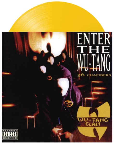 wu tang clan enter the wu tang 36 chambers lp vinyl record yellow coloured vinyl by rca