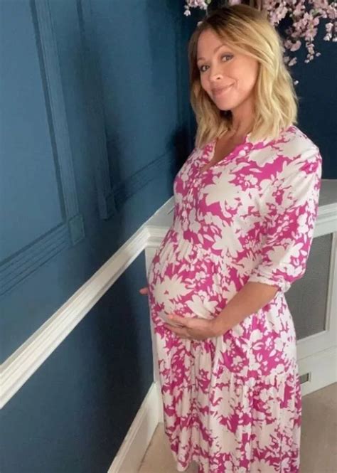 Pregnant Kimberley Walsh Glows As She Shows Off Baby Bump At 33 Weeks