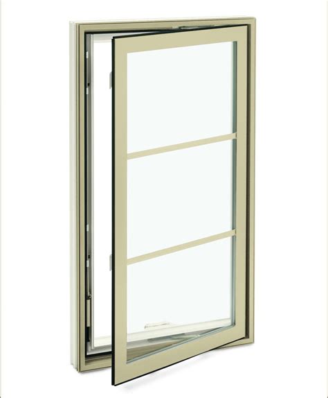 Fiberglass Frame Casement Window With Grids Between The Glass Marvin