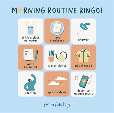 Morning Routine Morning Routine Infographic Morning Routine