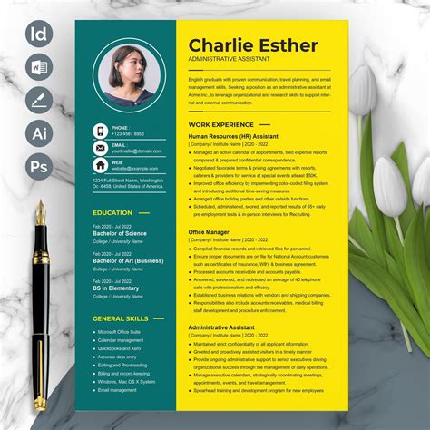 Professional Resume Templates Editable Cv Templates With Cover Letter Instant Download Etsy