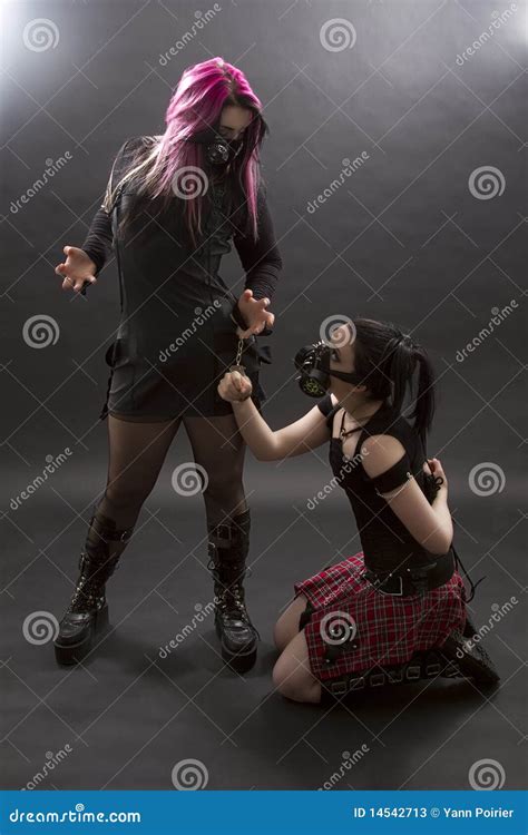 Handcuffed Mistress And Slave Stock Image Image 14542713
