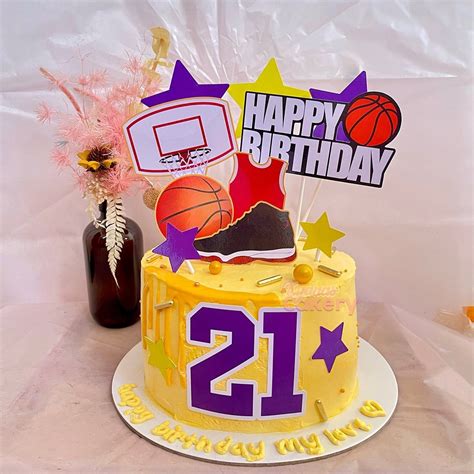 Kyanas Cakery Basketball Themed Cake 🏀 For