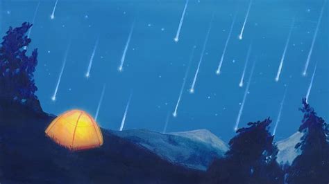 1200x1600px Free Download Hd Wallpaper Shooting Stars Tent Trees