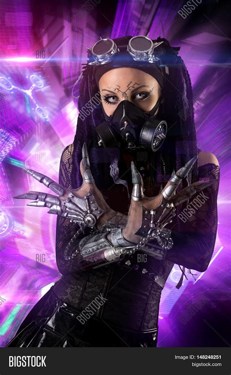 Cyber Gothic Girl Image And Photo Free Trial Bigstock