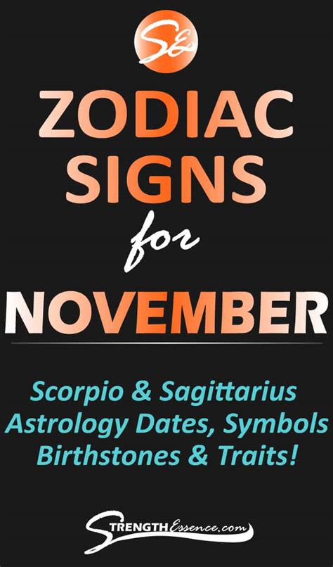 The Zodiac Sign For November