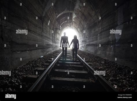 Train Going Through A Tunnel Hi Res Stock Photography And Images Alamy