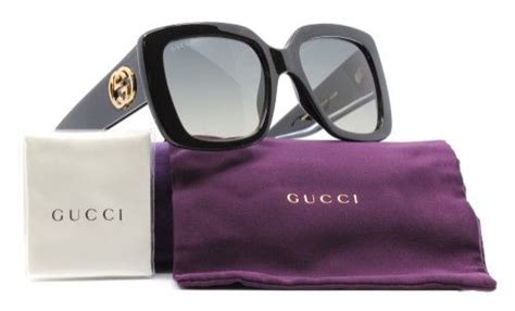gucci women s urban collection gg0141s 0141 s 001 black square sunglasses 53mm size lens 53
