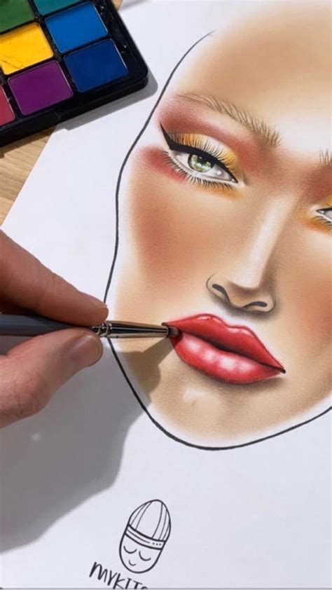 Face Chart Part 3 Time To Take You Through My Tips For Creating Life Like Luscious Lips With