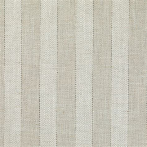Linen White Stripe Woven Upholstery Fabric