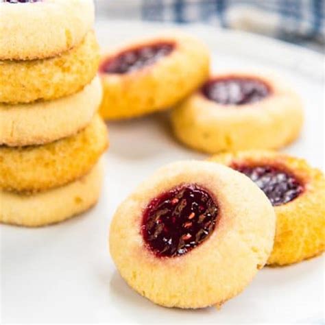 Classic Thumbprint Cookies The Flavor Bender