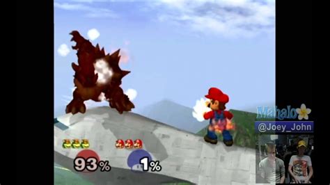Super Smash Bros Melee Pvp Bowser Vs Mario Youtube