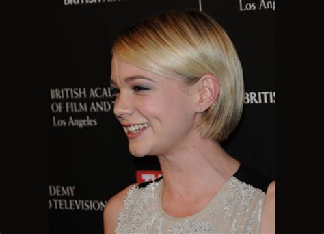 This is a timeless sophisticated and elegant hairstyle that never seems to go out of style. Carey Mulligan wearing an easy to take care of bob with ...