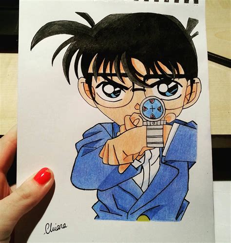 How To Draw Detective Conan Youtube