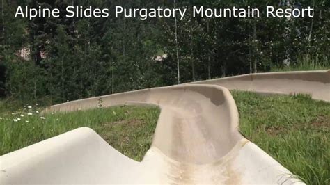 Pov Alpine Slides At Purgatory Mountain Ski Resort