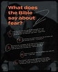 What does the Bible say about fear: - Sunday Social
