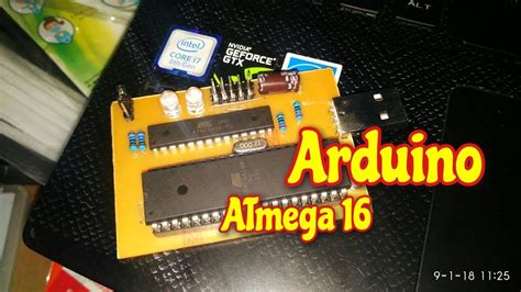 Memprogram Atmega16 Menggunakan Arduino Youtube