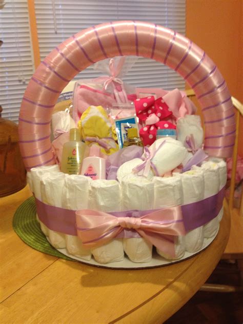 Diaper Basket For A Baby Shower T Ideas Pinterest
