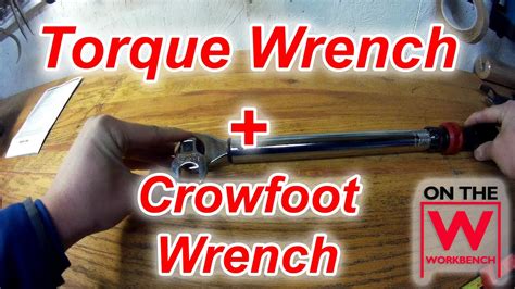 Tip How To Correctly Use A Torque Wrench With A Crowfoot Wrench Youtube