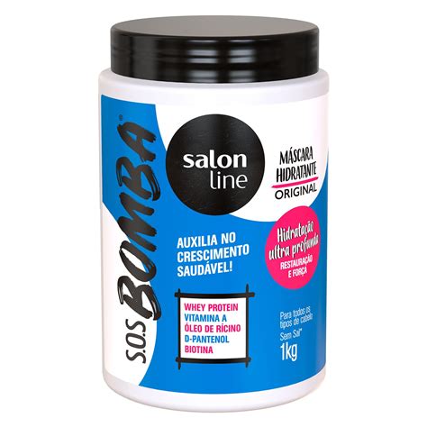 Máscara De Hidratação Sos Bomba Original Salon Line 1kg Canda