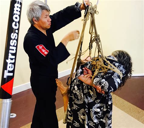 Shibari Rope Suspension By Ren De On The Tetruss Maxximus Rig Tetruss