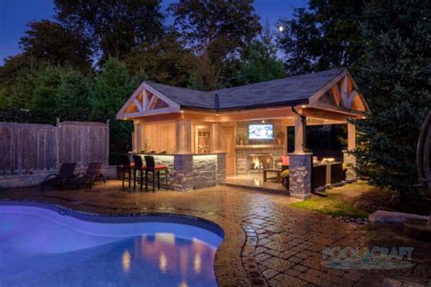 Backyard Pool House Plans With Living Quarters House Backyards