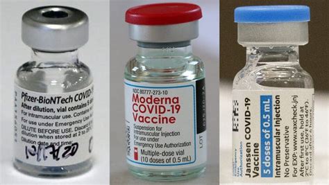 Three Covid 19 Vaccines Compared Pfizer Moderna Johnson And Johnson