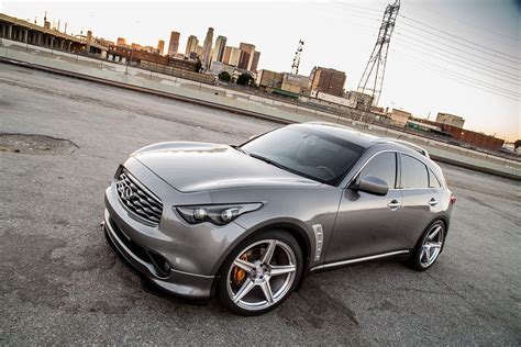 Infiniti Fx35 With Hre Tr45 In Brushed Tinted Clear 2 Infiniti Fx35