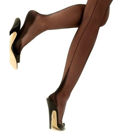 Bn Gio Spice Tan Harmony Point Ff Fully Fashioned Seamed Stockings