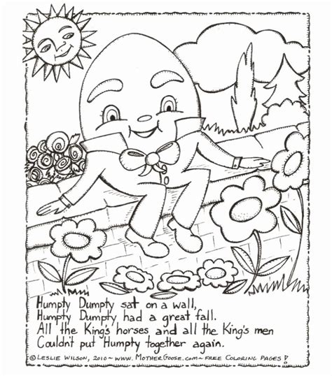 Abigail humpty dumpty little bo peep live action mary quite contrary nursery rhymes rachel robin august teddy bear. Humpty Dumpty Coloring Pages - Coloring Home