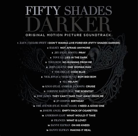Tove lo — lies in the dark (ost на пятьдесят оттенков темнее) (audiozona) 03:41. 'Fifty Shades Darker' Soundtrack - Entertainment News ...