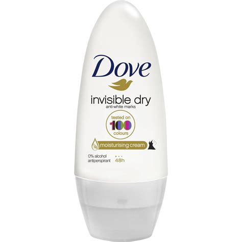 Dove Women Antiperspirant Roll On Deodorant Invisible Dry 50ml Woolworths