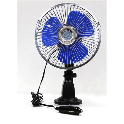 Ventilateur Auto Oscillant Avec Fixation à Ventouse 12v Feu Vert