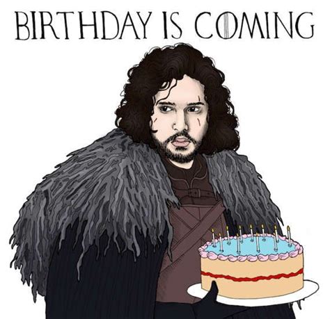 Game of thrones birthday card drink and know things card. Game Of Thrones Birthday Card Birthday Is Coming | Game of ...