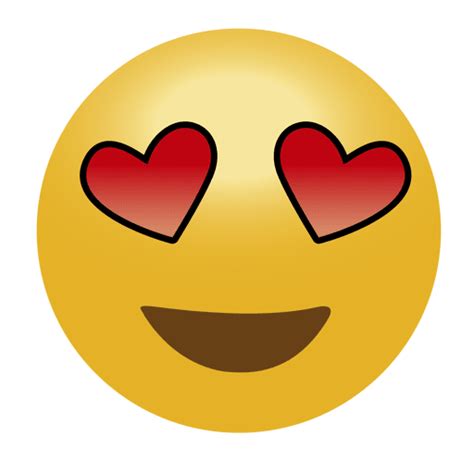 In Love Emoji Emoticon Transparent Png And Svg Vector File