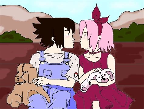 Sasuke And Sakura Kiss By Sasumaky Kun On Deviantart