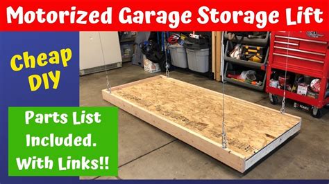 Similar to a pegboard storage system, a slatwall allows you to hang items on the walls with moveable hooks. Motorized Garage Storage Lift Build - YouTube in 2020 ...