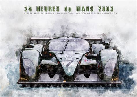 Bentley Speed 8 Le Mans 2003 Theodor Decker Paintings And Prints