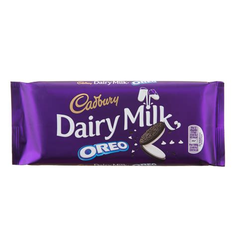 Dairy milk chocolate ( cadbury's ) is a milk chocolate and has to comply with the respective composition related standards for the milk chocolate. B&M Cadbury Dairy Milk Oreo 120g - 278455 | B&M