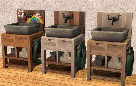 Theninthwavesims The Sims 2 Ts4 Eco Lifestyle Outdoor Sink For The