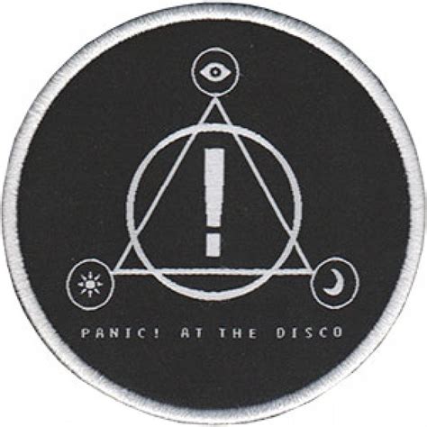 Panic At The Disco Triangle Logo Embroidered Patch Iron On Etsy In