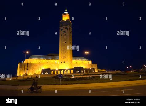Hassan Ii Mosque Casablanca Morocco Africa Stock Photo Alamy